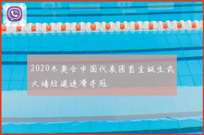 2020冬奥会中国代表团首金诞生武大靖短道速滑夺冠