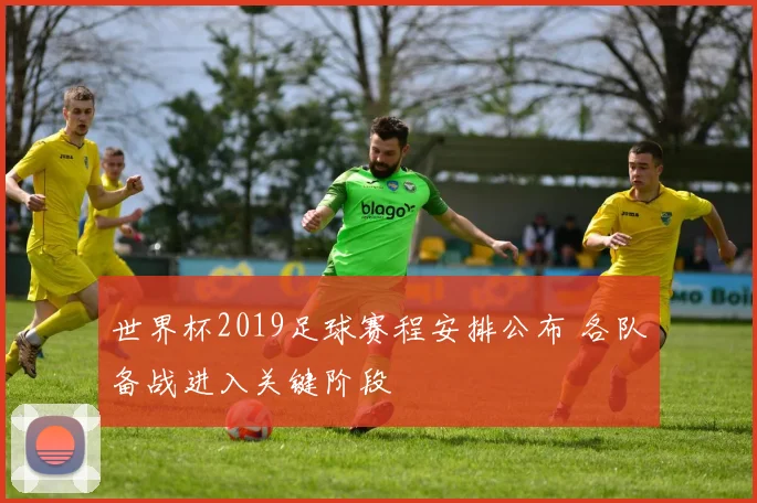 世界杯2019足球赛程安排公布 各队备战进入关键阶段